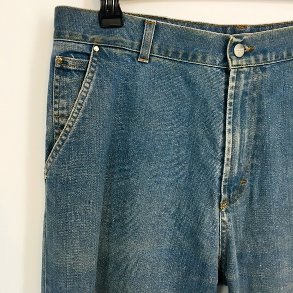 Gianfranco Ferre Medium Wash Bootcut Jeans - Picture 5 of 8